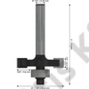 Bosch PRO alakmaróbetét, horonymaró, L 1/4