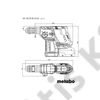 Metabo KH 18 LTX BL 24 Q Akkus kombikalapács 18V 2x LiHD, Akkutöltő ASC 145, metaBOX 165 L, Metabo Quick cseretokmánnyal