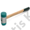 SATA kétfejes gumikalapács 45 mm hickoryfa nyéllel