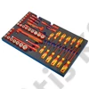 Gedore szerszámkocsi 6 fiókkal 103 részes VDE szerszámkészlettel (KL-4600-200)