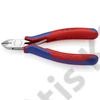 Knipex elektronikai oldalcsípő fogó keményfém vágóéllel többkomponensű nyél 120 mm