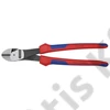 Knipex erőkímélő oldalcsípő fogó feketére foszfátozott, többkomponensű nyél 250 mm