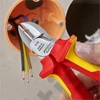 Knipex oldalcsípő fogó krómozott VDE 160 mm, rögzítőszemmel