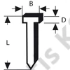 Bosch tűzőgépszeg  1.8x1.27x19mm TIP47 (1000db/doboz)