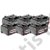 Metabo akkumulátor készlet 6 x Li-Power 18 V/4.0 Ah