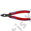Knipex elektronikai oldalcsípő fogó Super Knips XL többkomponensű nyél barnított 140 mm
