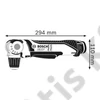 Bosch GWB 12V-10 akkus sarokfúrógép 2x2.0Ah, töltő, L-Boxx