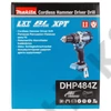 Makita DHP484Z 18V LXT Li-ion BL 60Nm ütvefúró-csavarbehajtó Z (alapgép - akku és töltő nélkül)