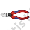 Knipex erőkímélő oldalcsípő fogó feketére foszfátozott, többkomponensű nyél 160 mm