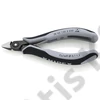 Knipex precíziós elektronikai oldalcsípő fogó ESD többkomponensű nyél barnított 125 mm