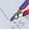 Knipex elektronikai oldalcsípő fogó Super Knips többkomponensű nyél barnított 125 mm