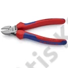 Knipex Oldalcsípőfogó feketére foszfátozott 160 mm