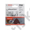 Bosch F460 tépőzáras delta csiszolópapír 93mm G60 6lyukas 5db
