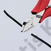 Knipex elektronikai oldalcsípő fogó mártott nyél 115 mm