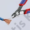 Knipex elektronikai oldalcsípő fogó Super Knips többkomponensű nyél barnított 125 mm