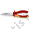 Knipex félgömbfejű fogó hajlított VDE 200mm