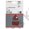Bosch C430 tépőzáras csiszolópapír delta, fához&festékhez, 10 db 102x62 mm, 93 mm, P180, 11 lyuk