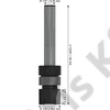 Bosch PRO felső csapágyas színelő alakmarószár,  1/2