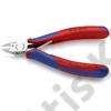 Knipex elektronikai oldalcsípő fogó keményfém vágóéllel többkomponensű nyél 120 mm