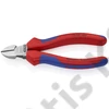 Knipex Oldalcsípőfogó feketére foszfátozott 140 mm