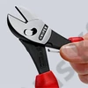 Knipex TwinForce nagy teljesítményű oldalcsípő fogó feketére foszfátozott 180 mm, nyitórugóval