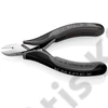 Knipex elektronikai oldalcsípő fogó ESD többkomponensű nyél 115 mm
