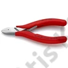 Knipex elektronikai oldalcsípő fogó mártott nyél 115 mm