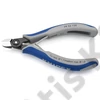 Knipex Precíziós-elektronikai oldalcsípőfogó barnított 125 mm