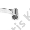 SATA kétoldalas villás-dugókulcs készlet 10-19mm 6 részes
