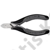 Knipex Elektronikai oldalcsípő fogó ESD többkomponensű nyél 115 mm