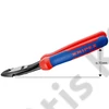 Knipex erőkímélő oldalcsípő fogó feketére foszfátozott, többkomponensű nyél 200 mm