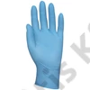 Nitril púder nélküli kék vizsgálókesztyű S