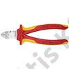 Knipex Huzalcsupaszító-oldalcsípőfogó krómozott VDE 160 mm