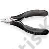 Knipex elektronikai oldalcsípő fogó ESD többkomponensű nyél 115 mm