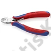 Knipex elektronikai oldalcsípő fogó keményfém vágóéllel többkomponensű nyél 120 mm