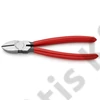 KNIPEX 70 01 180 EAN Oldalcsípőfogók műanyaggal bevonva feketére foszfátozott 180 mm