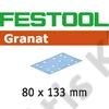 Festool csiszolócsíkok Granat STF 80x133 P80 GR/50 (50 db/doboz)