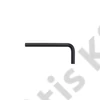Wiha Imbuszkulcsok hatlapú rövid, fekete oxidált 12.0 mm (01136)