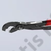Knipex tömlőbilincs fogó rögzítővel mártott nyél, szürkére foszfátozott 250 mm