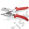 Knipex Sarokvágó olló műanyag- és gumiprofilokhoz krómozott 215 mm