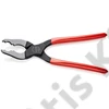 Knipex kúposfogó feketére foszfátozott, mártott nyél 200 mm