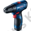 Bosch GSR 120-LI akkus fúró-csavarbehajtó 2x2.0Ah koffer + GLI 12V-300 akkus lámpa