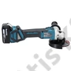 Makita DGA511RTJ 18V LXT BL 125mm akkus sarokcsiszoló 2x5.0Ah+töltő+Makpac