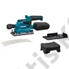 Makita DBO381ZU 18V LXT Li-ion BL AWS 93x185mm rezgőcsiszoló (akku és töltő nélkül) + adapter