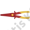 Knipex VDE műanyag félkerekcsőrű fogó 220 mm