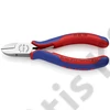 Knipex elektronikai oldalcsípő fogó többkomponensű nyél 130 mm