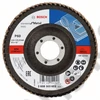 Bosch lamellás tárcsa 115x22.23 mm P60 fémhez Alox X431 kúpos üvegszál