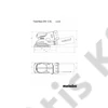 Metabo PowerMaxx SRA 12 BL Set akkus vibrációs csiszoló 80x133mm (akku és töltő nélkül), metaBOX 215