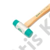 SATA kétfejes gumikalapács 28 mm hickoryfa nyéllel