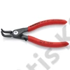 Knipex precíziós seeger-fogó belső J01 szürkére foszfátozott, mártott nyél 130 mm